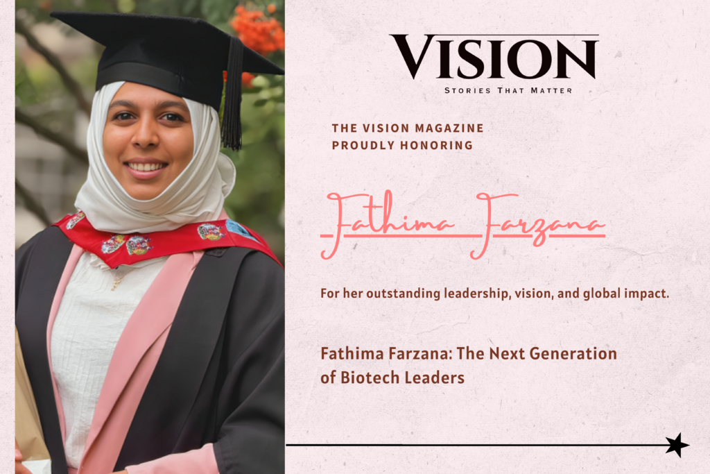 Fathima Farzana: The Next Generation of Biotech Leaders