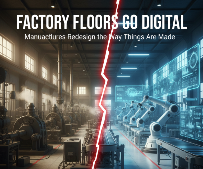 Factory Floors Go Digital as Manufacturers Redesign the Way Things Are Made