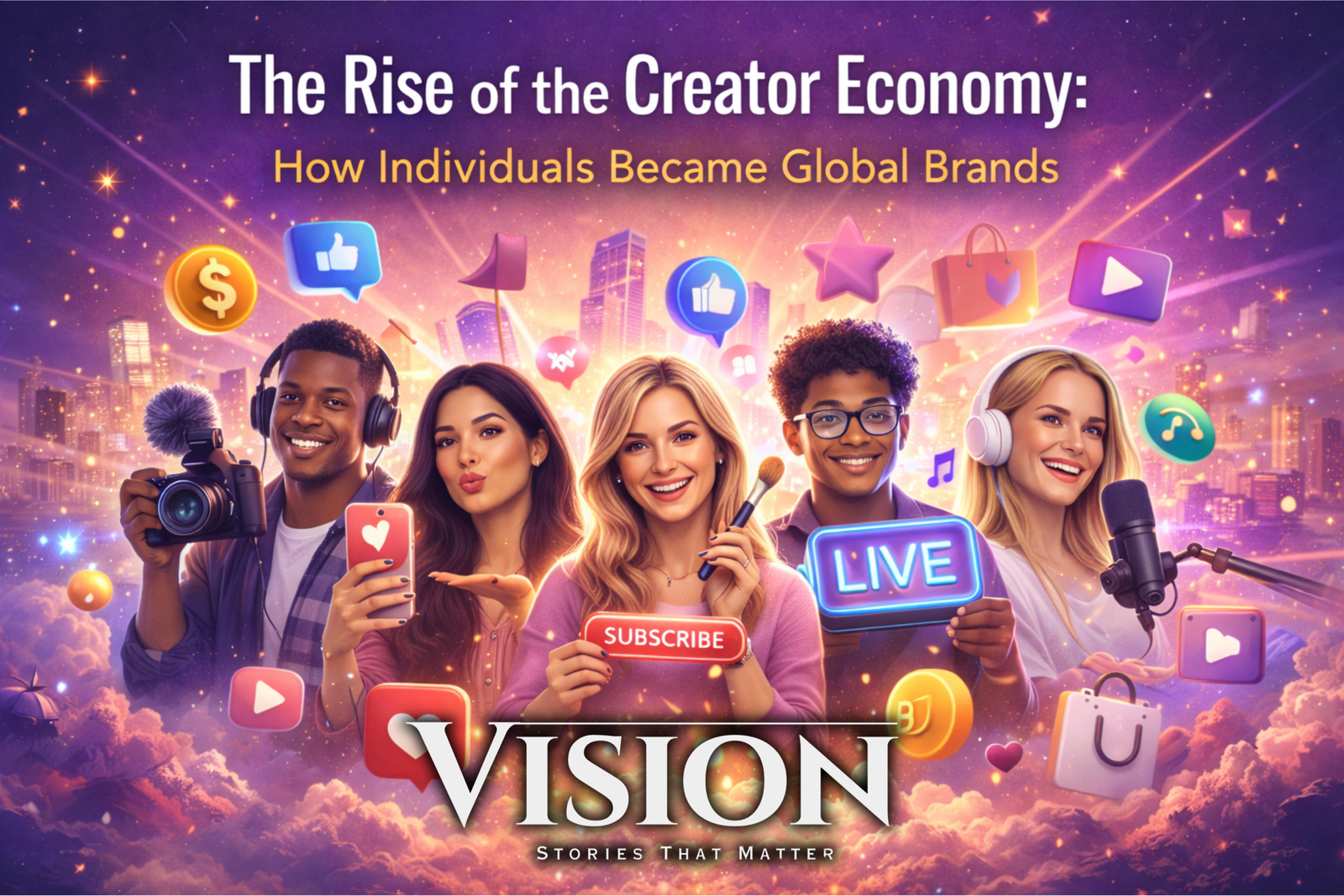 The Rise of the Creator Economy: How Individuals Became Global Brands